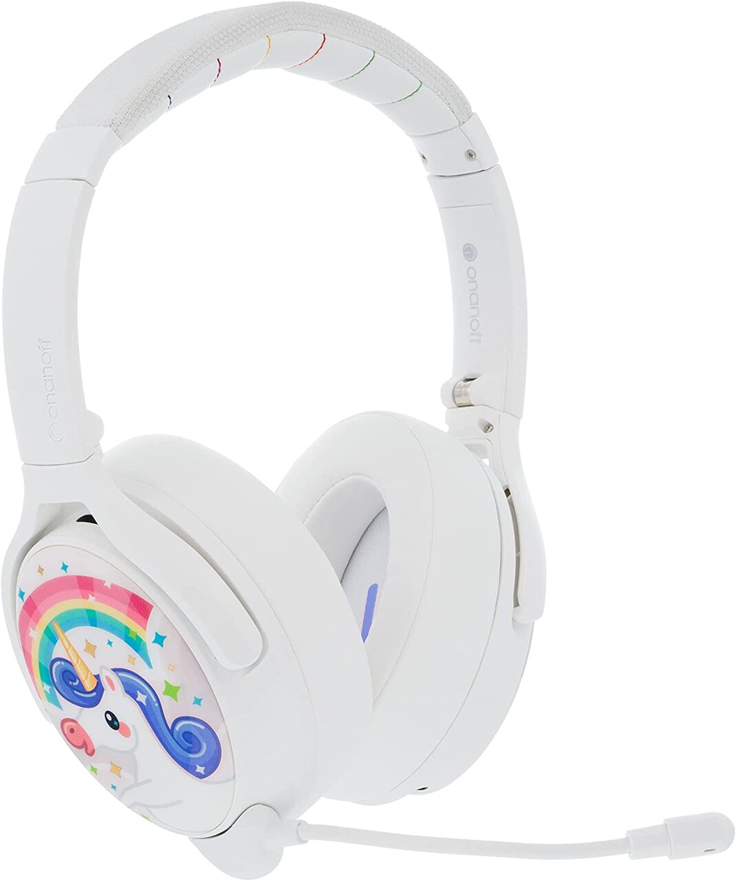 Buddyphones Cosmos Plus, Active Noise Cancellation Headphone Snow White